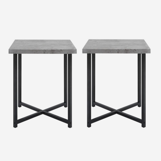 Major Brand |  Wood Modern End Table | Truckload - 144 units